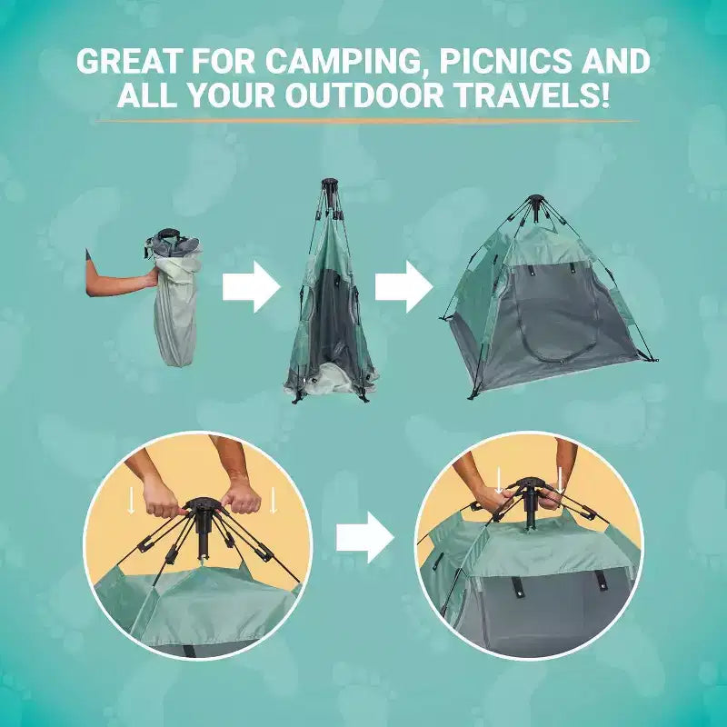 Tenda pop-up Midnight, 1 persona, Struttura in metallo