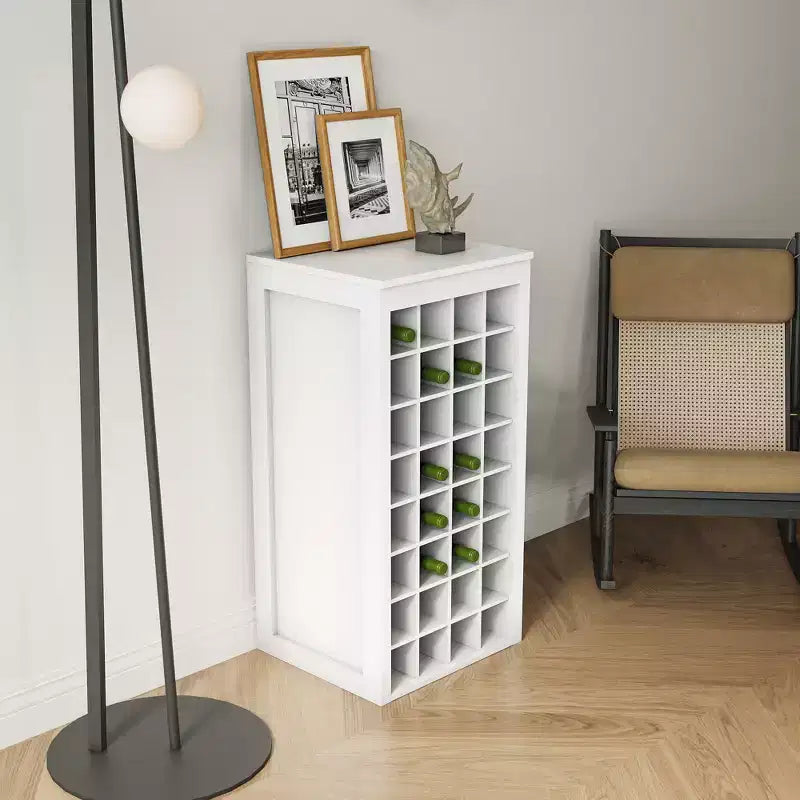 Mobile contenitore noce / marrone noce / bianco con cassetti e ripiano – Montaggio a 1 persona
