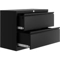 Acekool 71 Tall Metal Storage Cabinet with Doors & Lock, 4 Adjustable Shelves, Leveling Feet, for Pantry Garage Office, Black