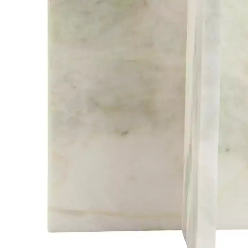 Tavolino rotondo in marmo marrone/verde per 1, tavolino d'appoggio/comodino
