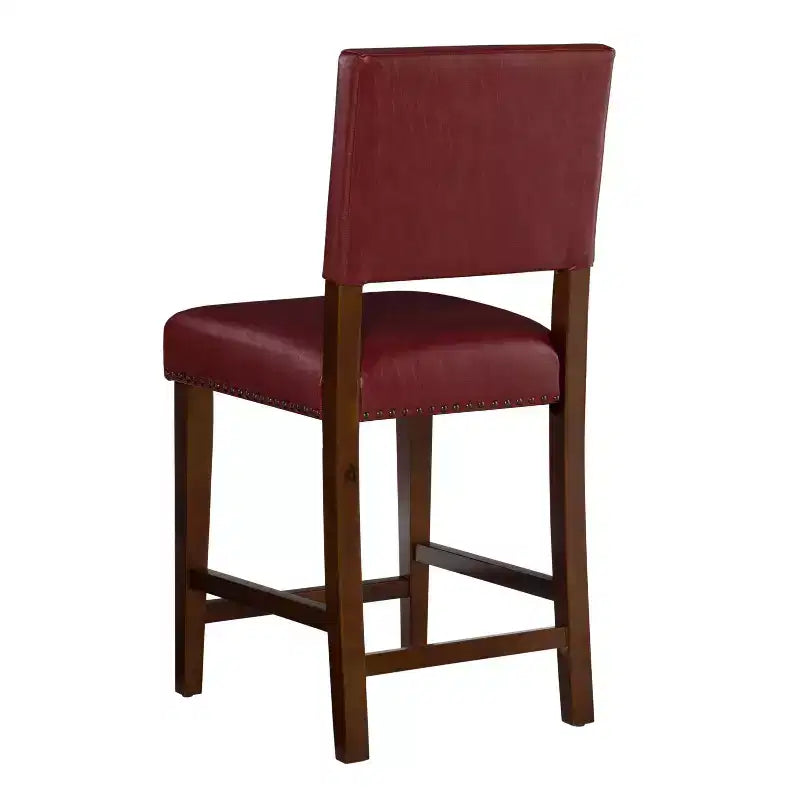 Sgabello da bancone in similpelle grigio / nero / caramello, senza braccioli, 1 posto