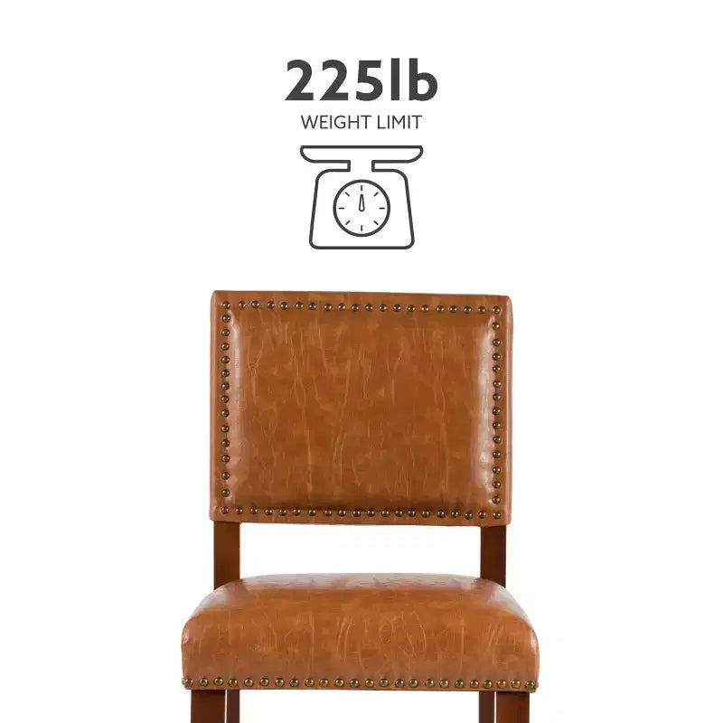 Sgabello da bancone in similpelle grigio / nero / caramello, senza braccioli, 1 posto
