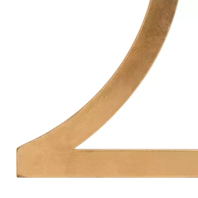 Tavolino d'appoggio rettangolare Oro/Bianco e Argento/Specchio per 1