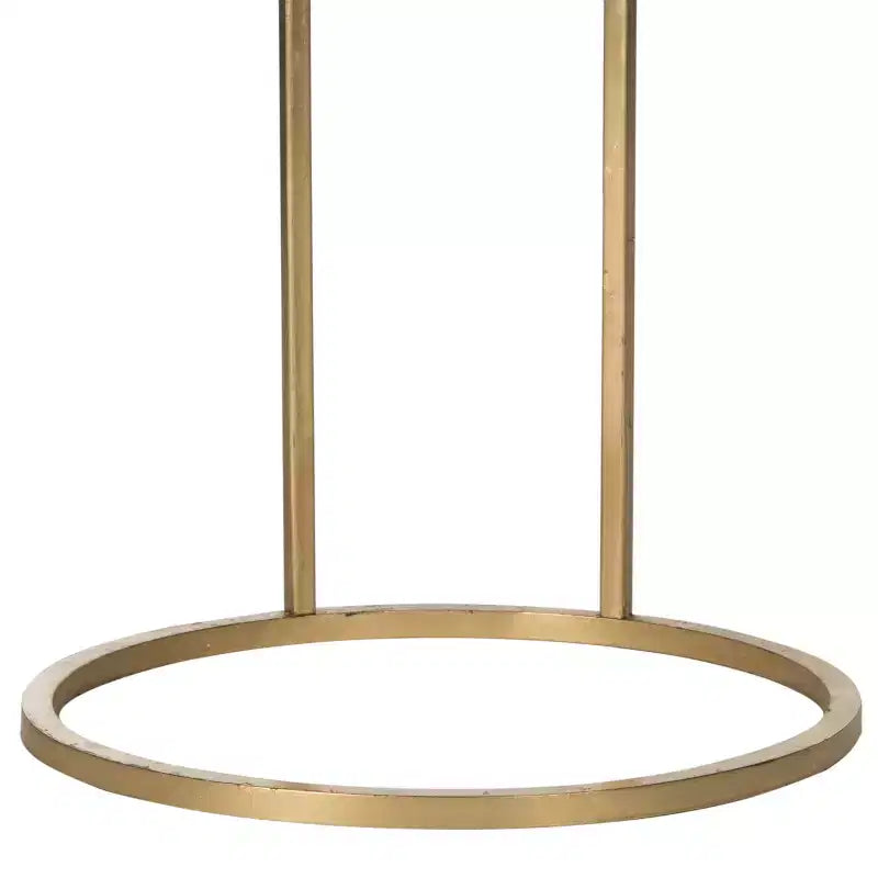 Tavolino rotondo d'appoggio Accent oro, 1 pezzo