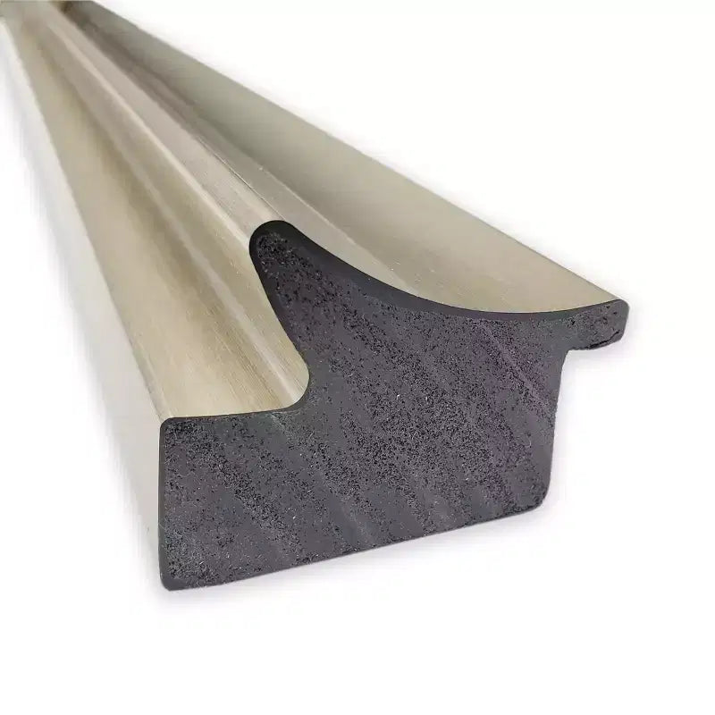 Specchio a figura intera da appoggio, argento/bianco, singolo, cornice in polistirene