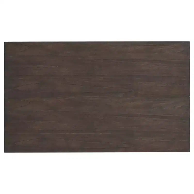 Set da pranzo pieghevole Espresso/Grigio per 6, stile a X, 6 pezzi